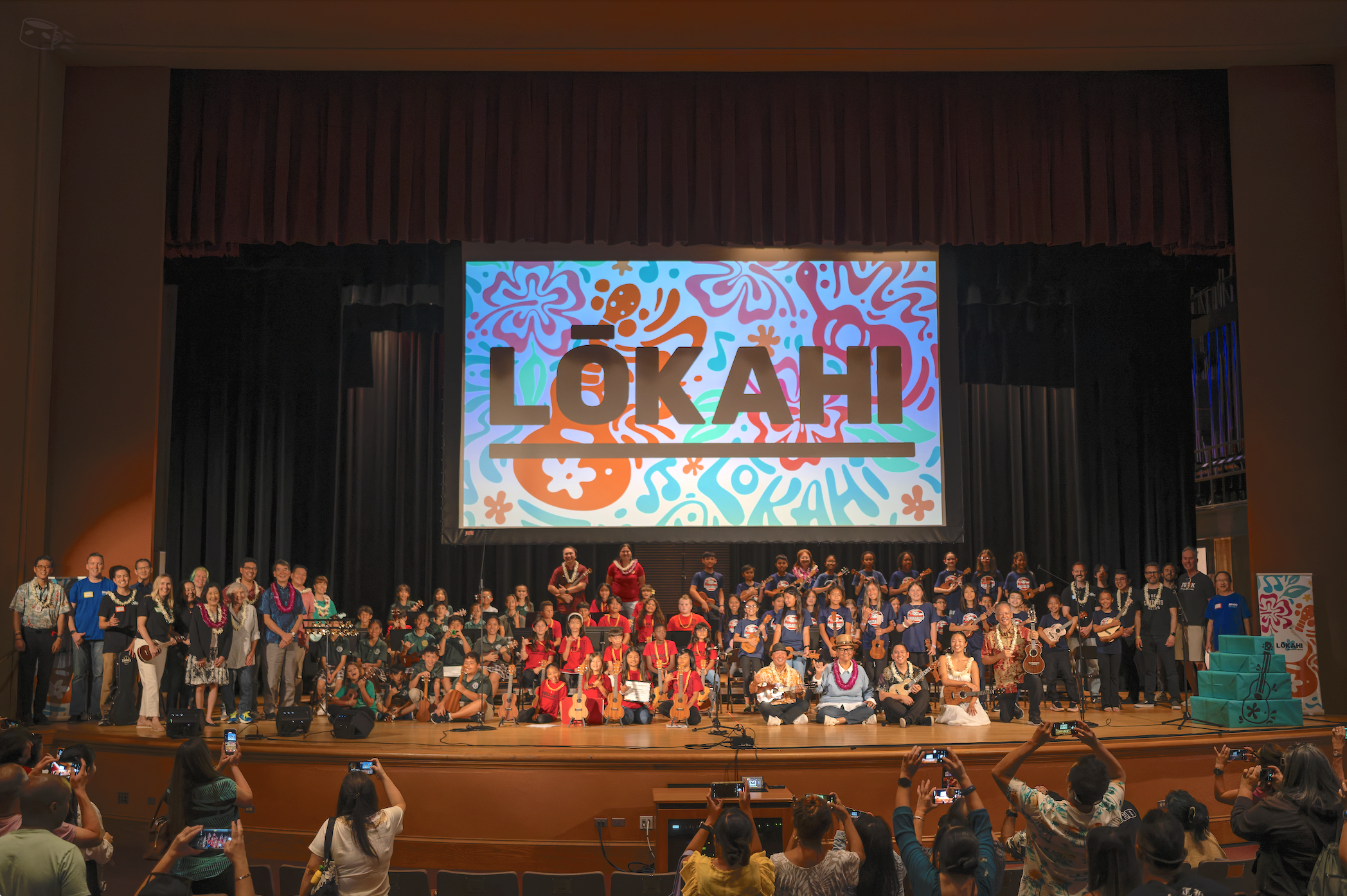 Photo of students and artists at the 2026 Play Along